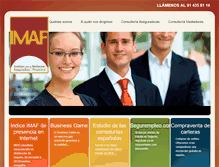 Tablet Screenshot of imafmediacion.com